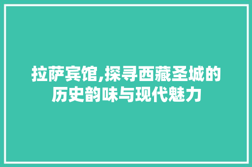 拉萨宾馆,探寻西藏圣城的历史韵味与现代魅力