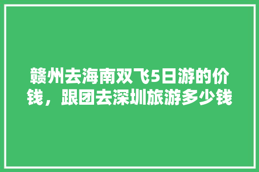 赣州去海南双飞5日游的价钱，跟团去深圳旅游多少钱一个月。