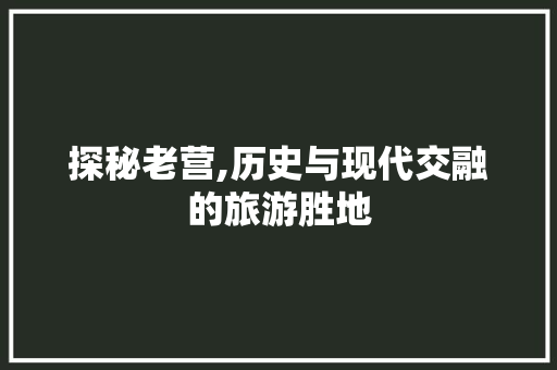 探秘老营,历史与现代交融的旅游胜地  第1张