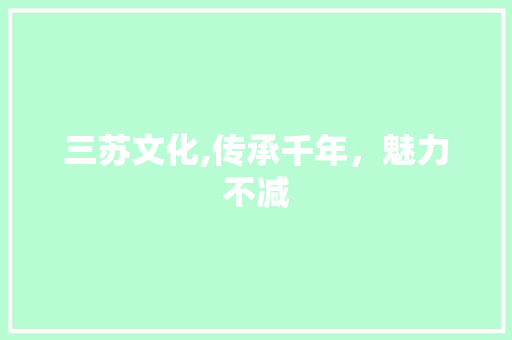 三苏文化,传承千年，魅力不减  第1张