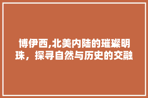 博伊西,北美内陆的璀璨明珠，探寻自然与历史的交融之旅  第1张
