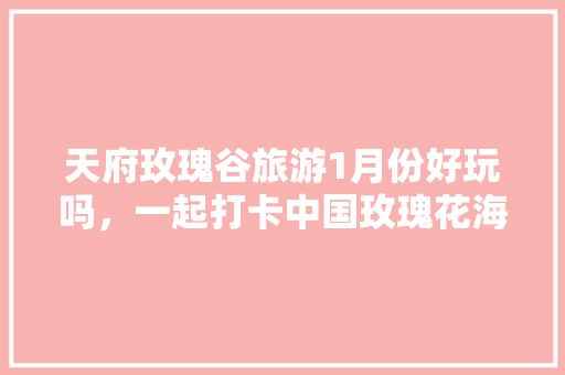 天府玫瑰谷旅游1月份好玩吗，一起打卡中国玫瑰花海。