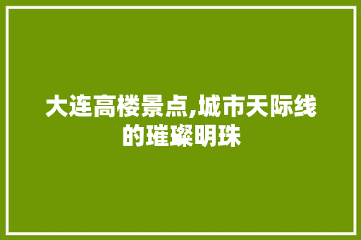 大连高楼景点,城市天际线的璀璨明珠  第1张