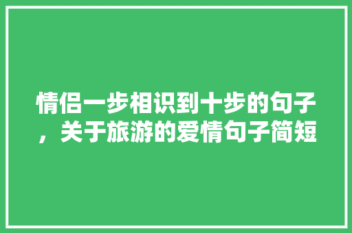 情侣一步相识到十步的句子，关于旅游的爱情句子简短。