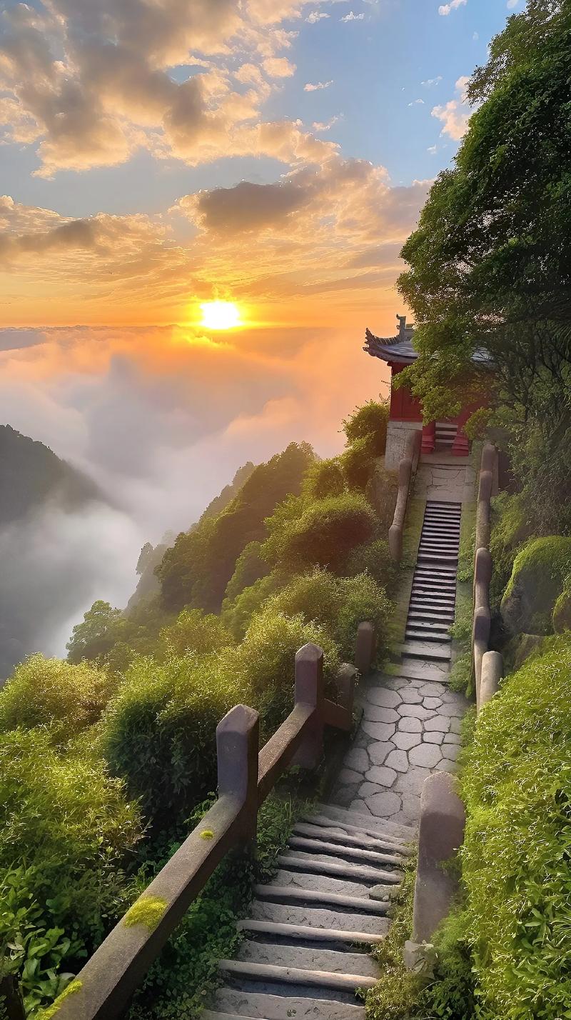 云雾缭绕的仙境_探访我国著名旅游景点