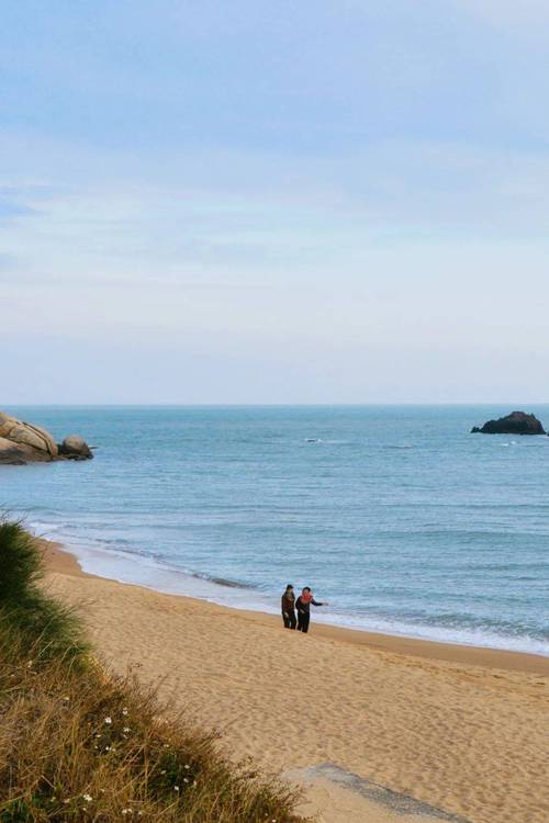 厦门燕尾沙滩,邂逅碧海蓝天，品味海岛风情