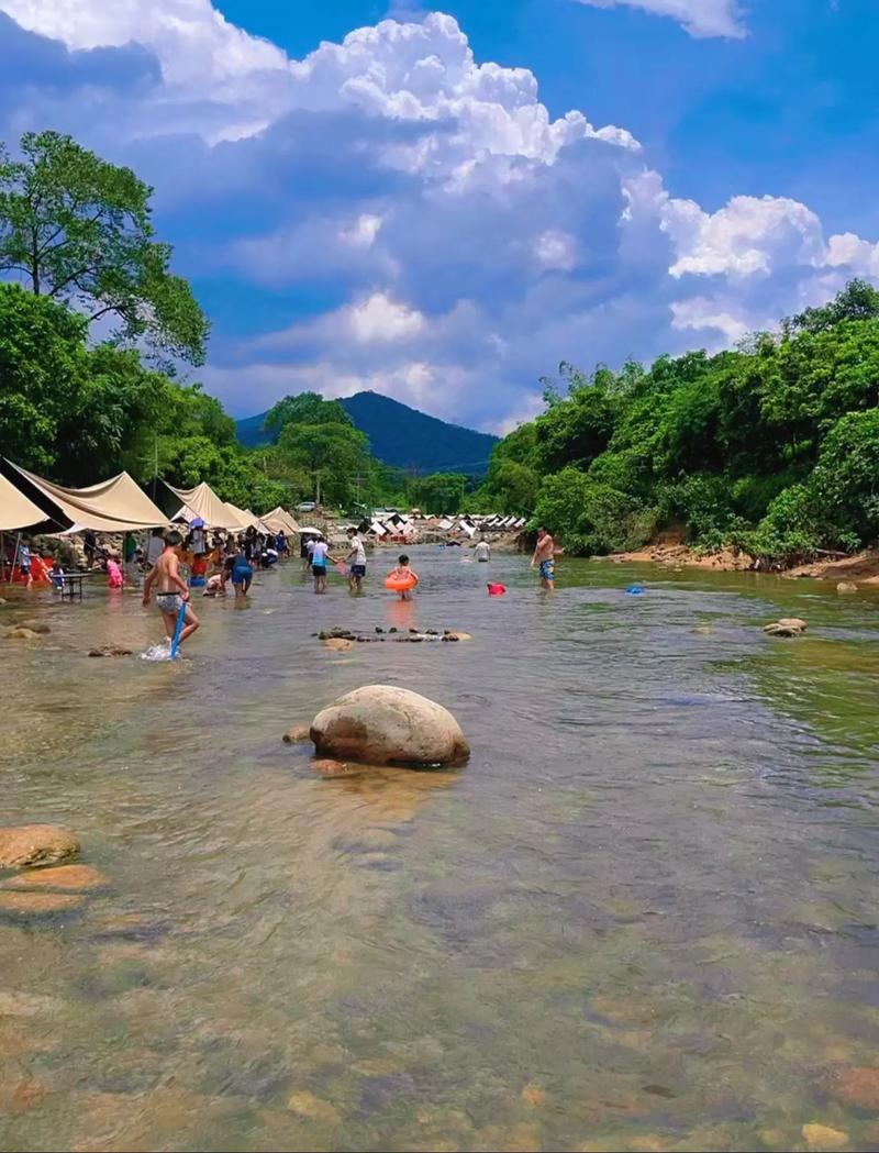 探寻竹溪游泳胜地,碧波荡漾，悠然自得