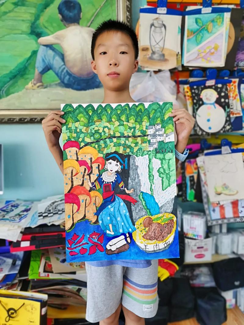 绘家乡景，赞祖国美_走进我的家乡，体验千年古韵