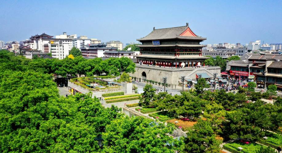 西安鼓楼周边,千年古都的历史回响与风情万种