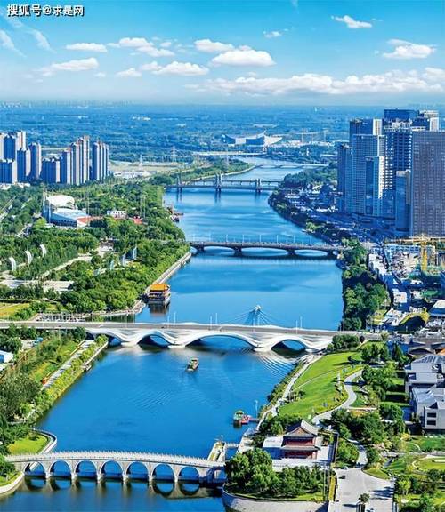 运河新城,历史与现代交融的旅游胜地