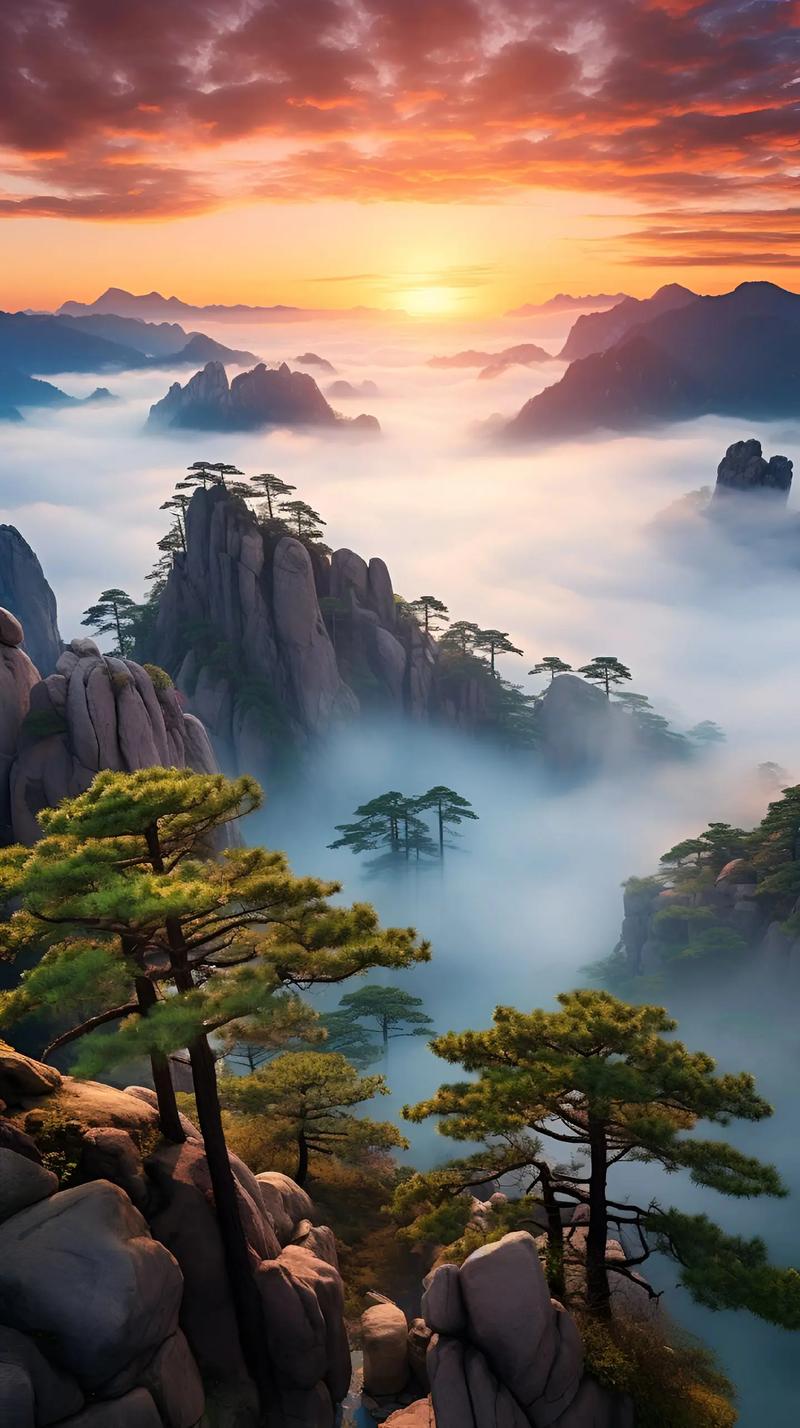 黄山,奇松怪石,云海日出,大自然的杰作 第2张 黄山,奇松怪石,云海日出,大自然的杰作 第2张