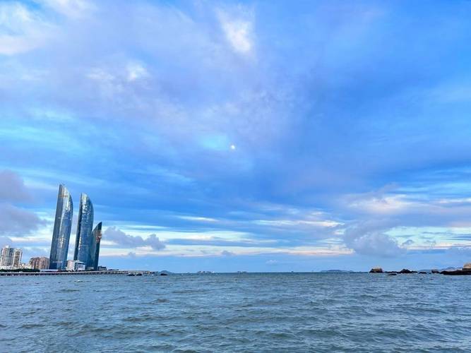 厦门后尾海滩,碧海蓝天下的休闲胜地