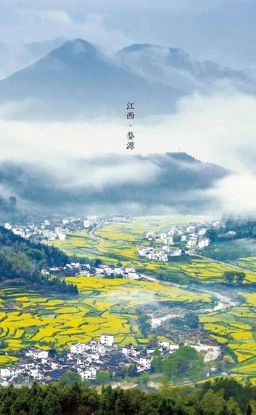 婺源春色，梦幻般的画卷