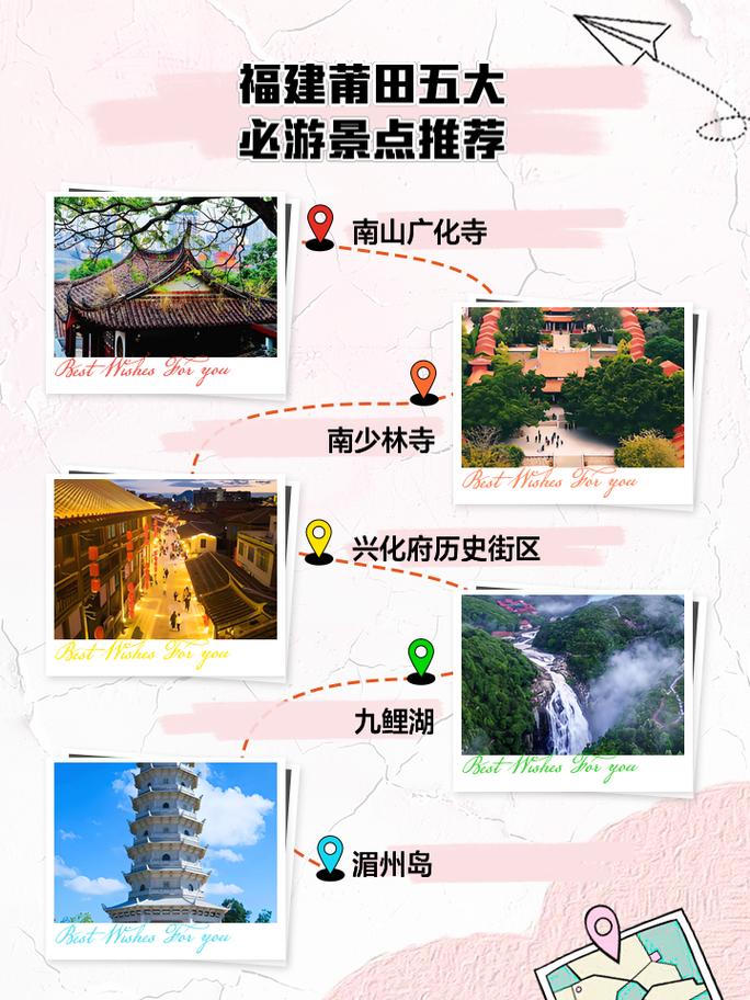 莆田旅游景点排名前十名，莆田旅游攻略景点必去的地方。